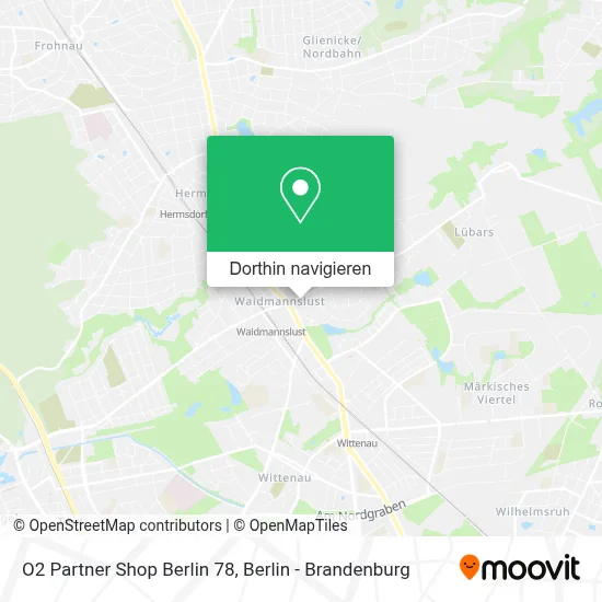 O2 Partner Shop Berlin 78 Karte