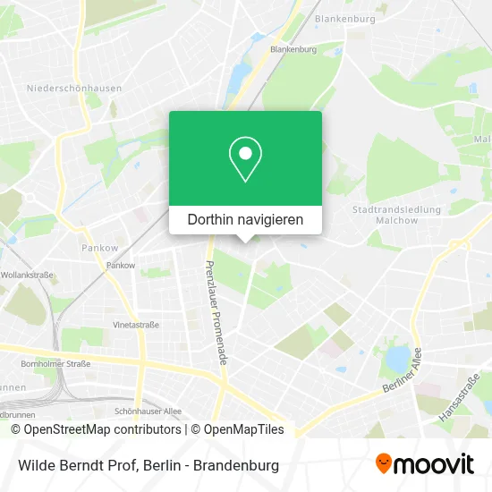 Wilde Berndt Prof Karte