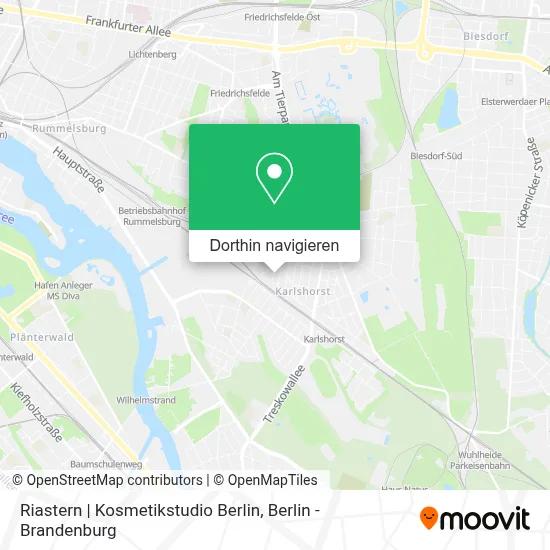 Riastern | Kosmetikstudio Berlin Karte