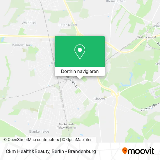 Ckm Health&Beauty Karte