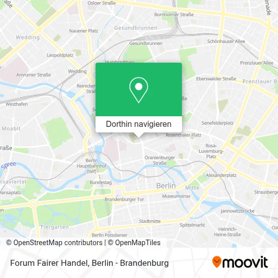 Forum Fairer Handel Karte