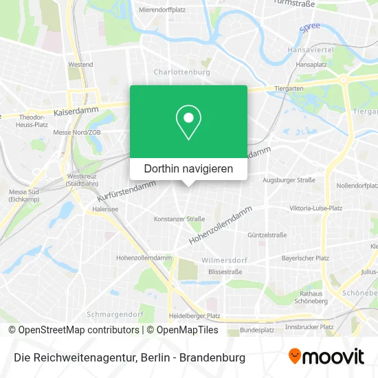 Die Reichweitenagentur Karte