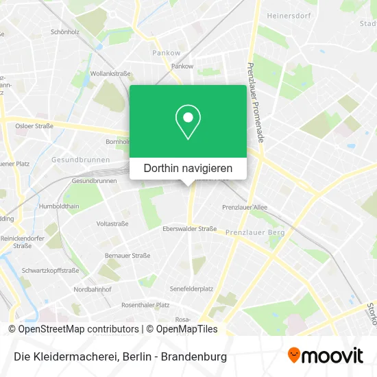 Die Kleidermacherei Karte