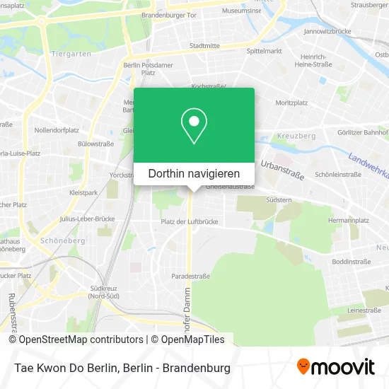 Tae Kwon Do Berlin Karte