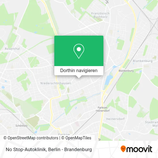 No Stop-Autoklinik Karte