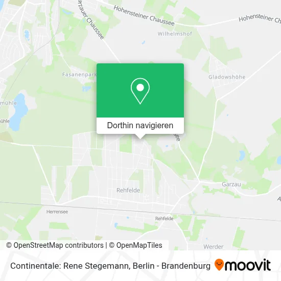 Continentale: Rene Stegemann Karte