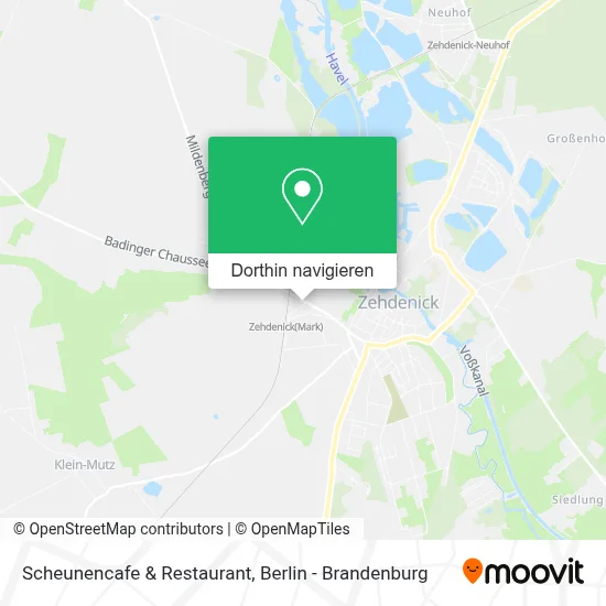 Scheunencafe & Restaurant Karte