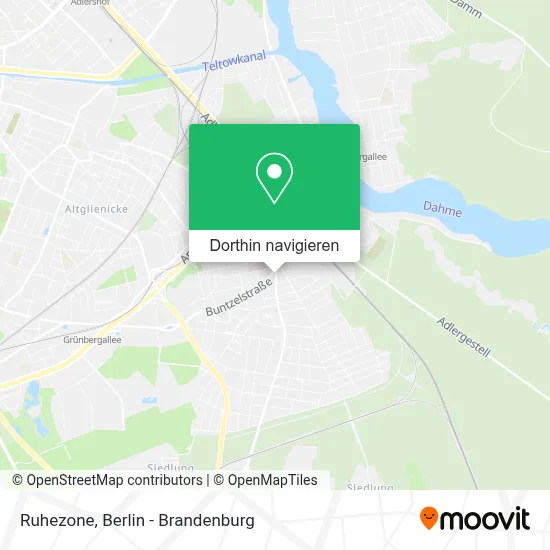 Ruhezone Karte