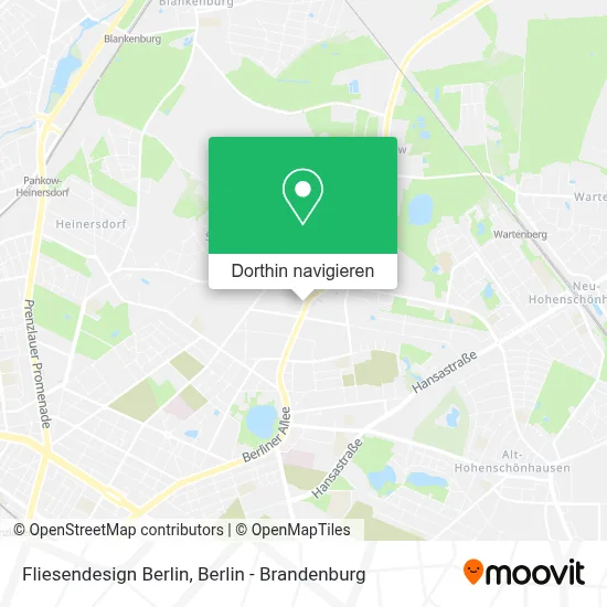 Fliesendesign Berlin Karte