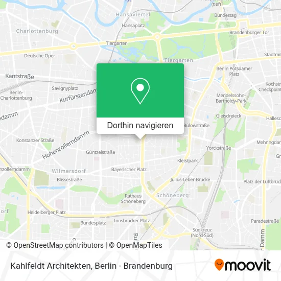Kahlfeldt Architekten Karte