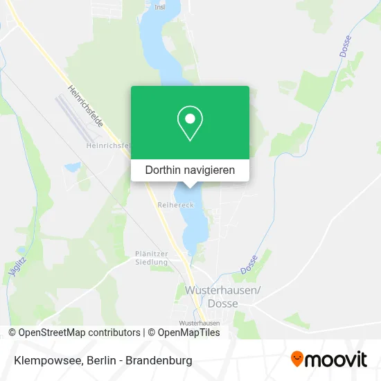 Klempowsee Karte