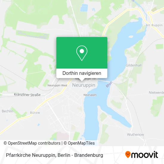 Pfarrkirche Neuruppin Karte