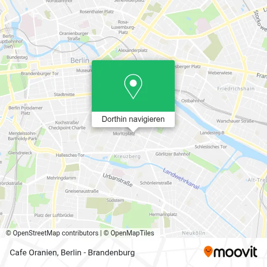 Cafe Oranien Karte