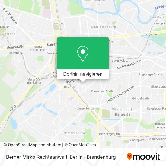 Berner Mirko Rechtsanwalt Karte