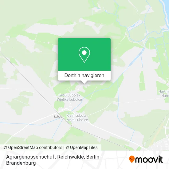 Agrargenossenschaft Reichwalde Karte