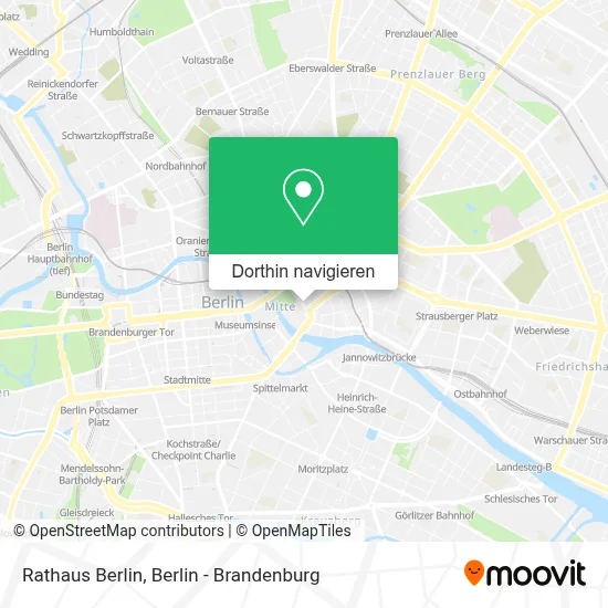 Rathaus Berlin Karte