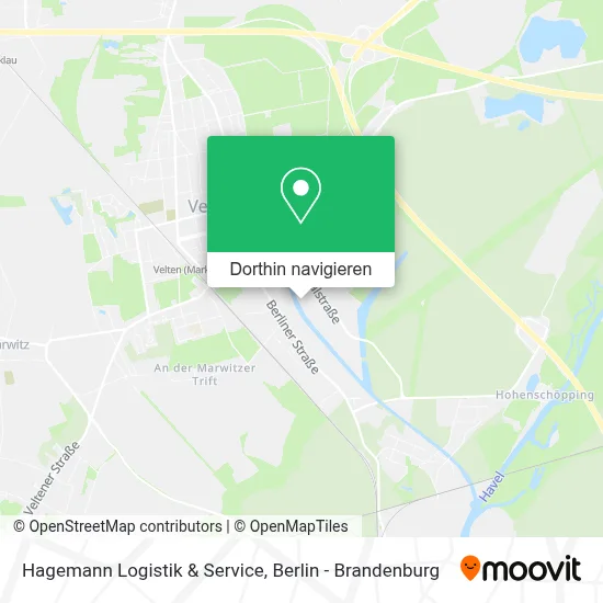 Hagemann Logistik & Service Karte