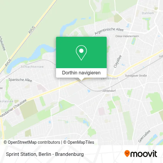 Sprint Station Karte