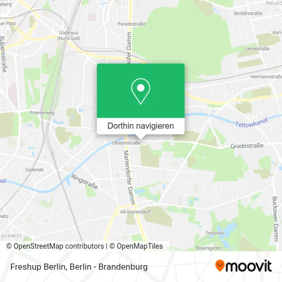 Freshup Berlin Karte