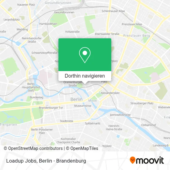 Loadup Jobs Karte