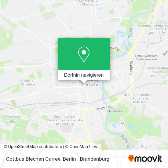 Cottbus Blechen Carree Karte