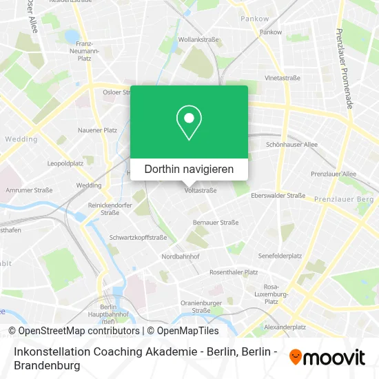 Inkonstellation Coaching Akademie - Berlin Karte