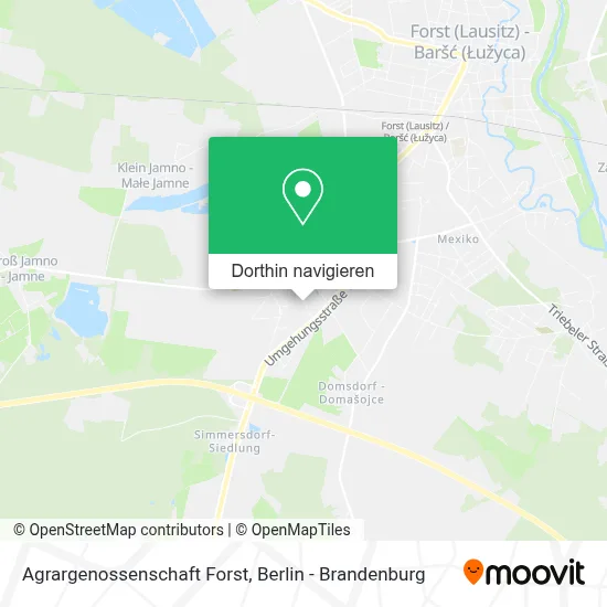 Agrargenossenschaft Forst Karte