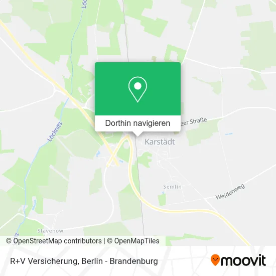 R+V Versicherung Karte