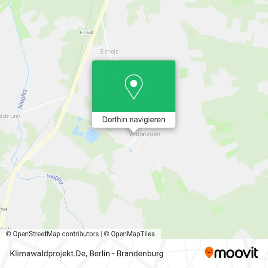 Klimawaldprojekt.De Karte