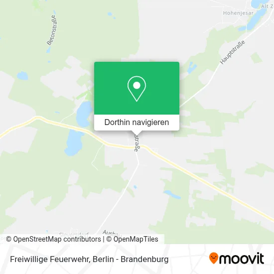 Freiwillige Feuerwehr Karte