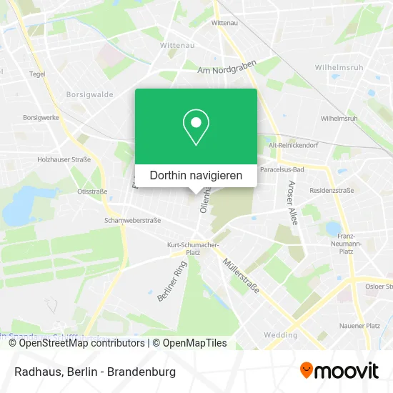 Radhaus Karte