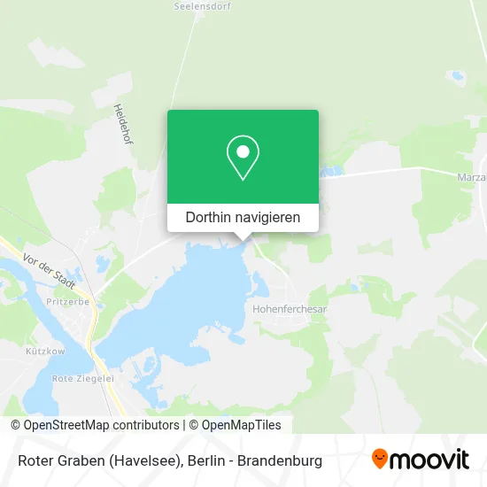 Roter Graben (Havelsee) Karte