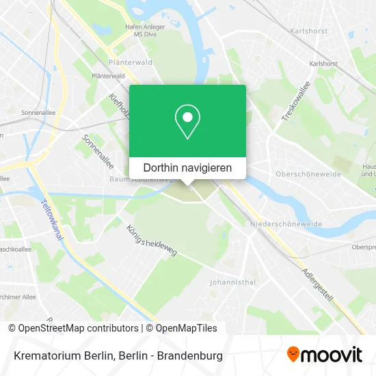 Krematorium Berlin Karte