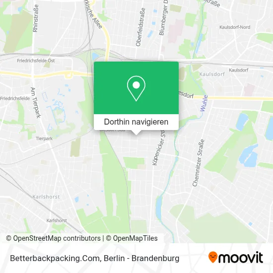 Betterbackpacking.Com Karte