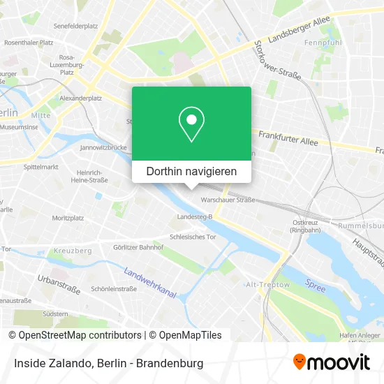 Inside Zalando Karte