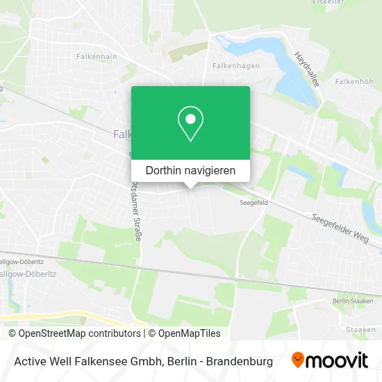 Active Well Falkensee Gmbh Karte
