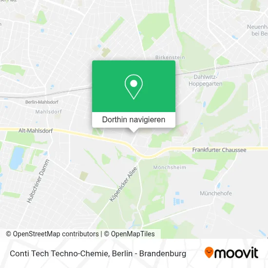 Conti Tech Techno-Chemie Karte