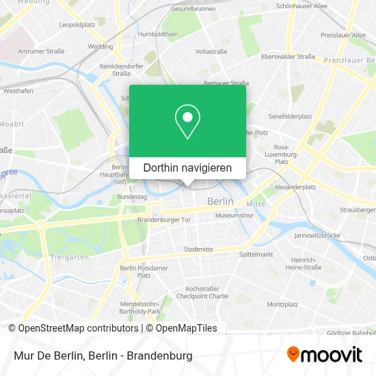 Mur De Berlin Karte