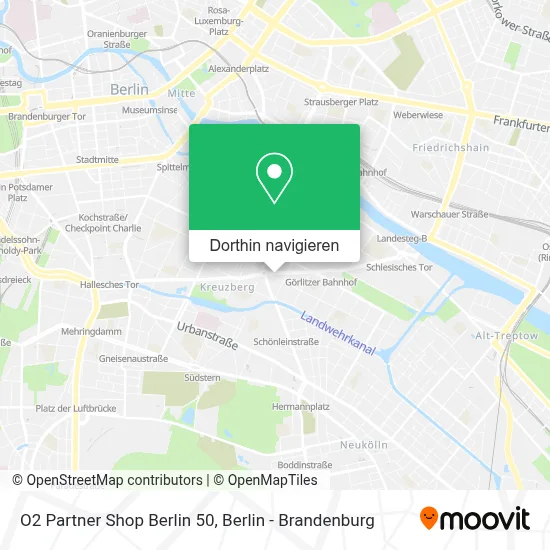 O2 Partner Shop Berlin 50 Karte