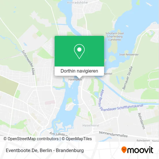 Eventboote.De Karte