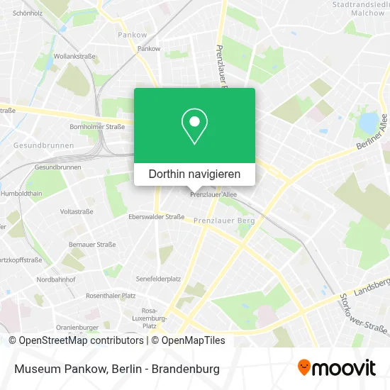 Museum Pankow Karte
