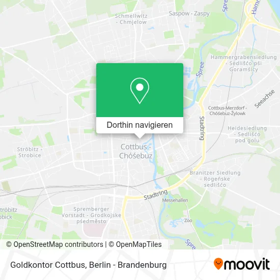 Goldkontor Cottbus Karte