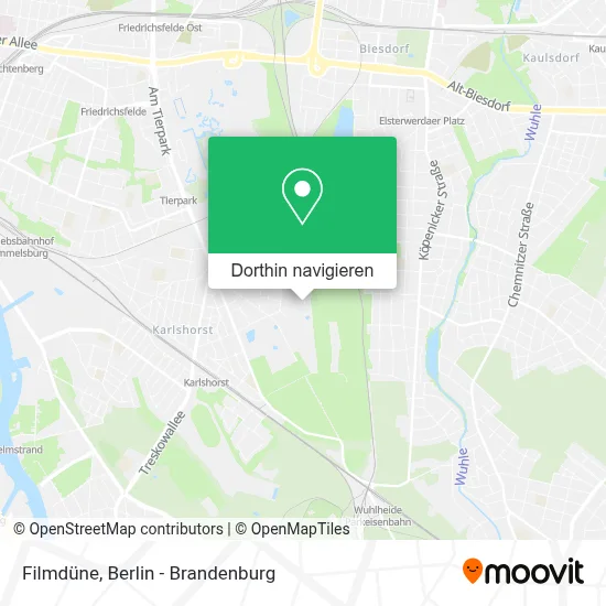Filmdüne Karte