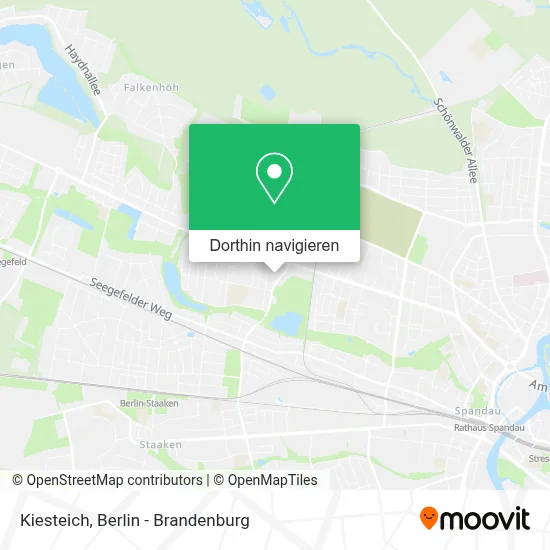 Kiesteich Karte
