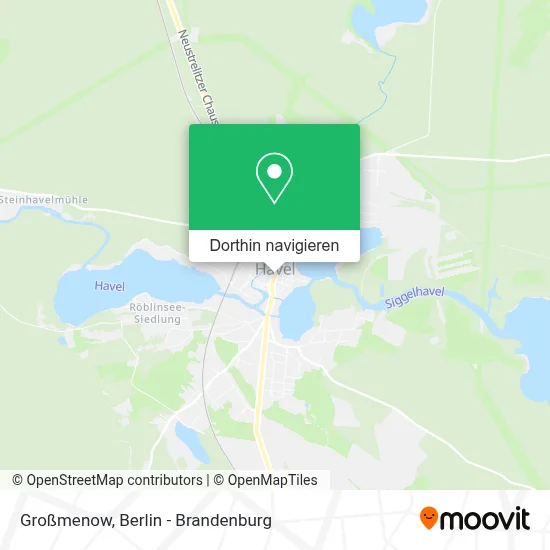 Großmenow Karte