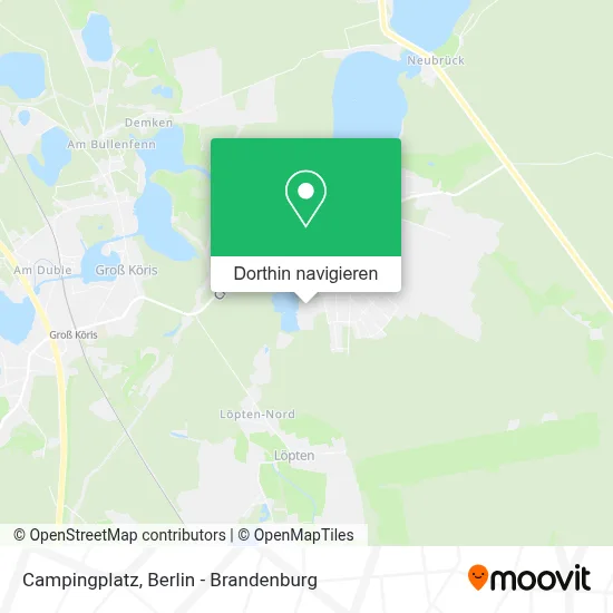 Campingplatz Karte