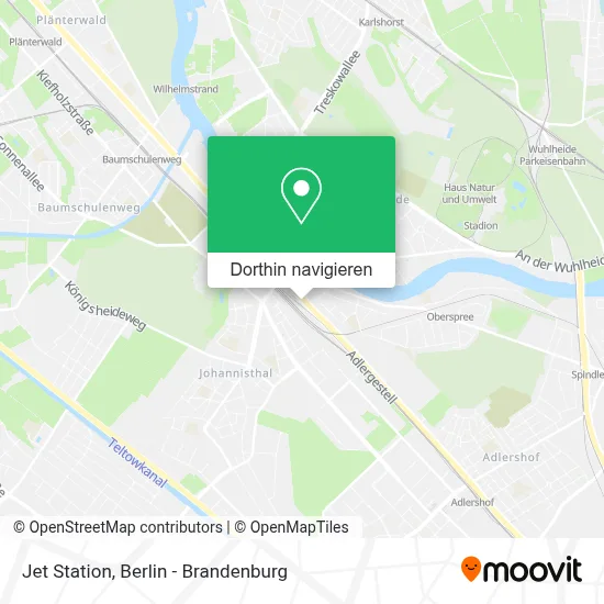 Jet Station Karte
