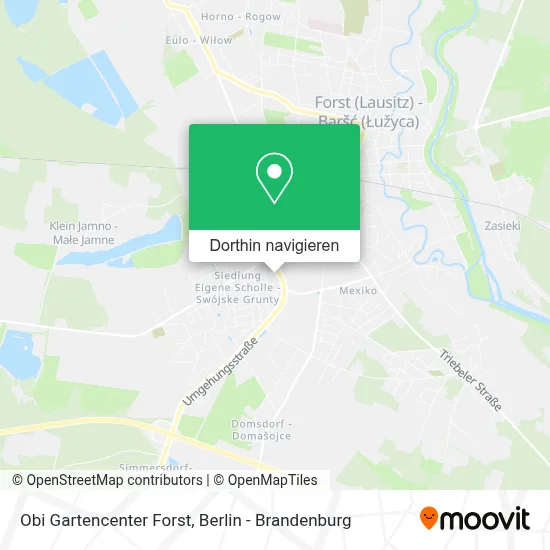 Obi Gartencenter Forst Karte