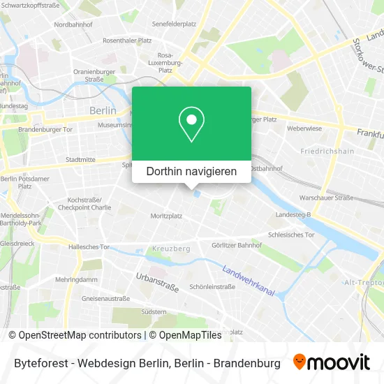 Byteforest - Webdesign Berlin Karte
