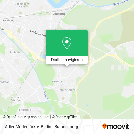 Adler Modemärkte Karte